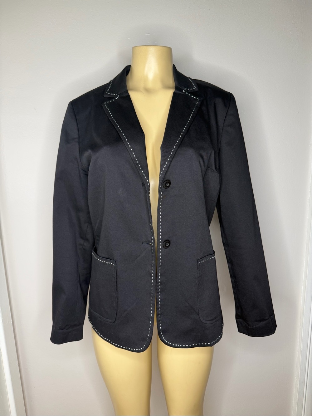 Tower Hill Sport Women’s Black Blazer Size 10 - Picture 2 of 11